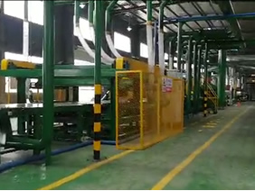 Rock wool production line newly established